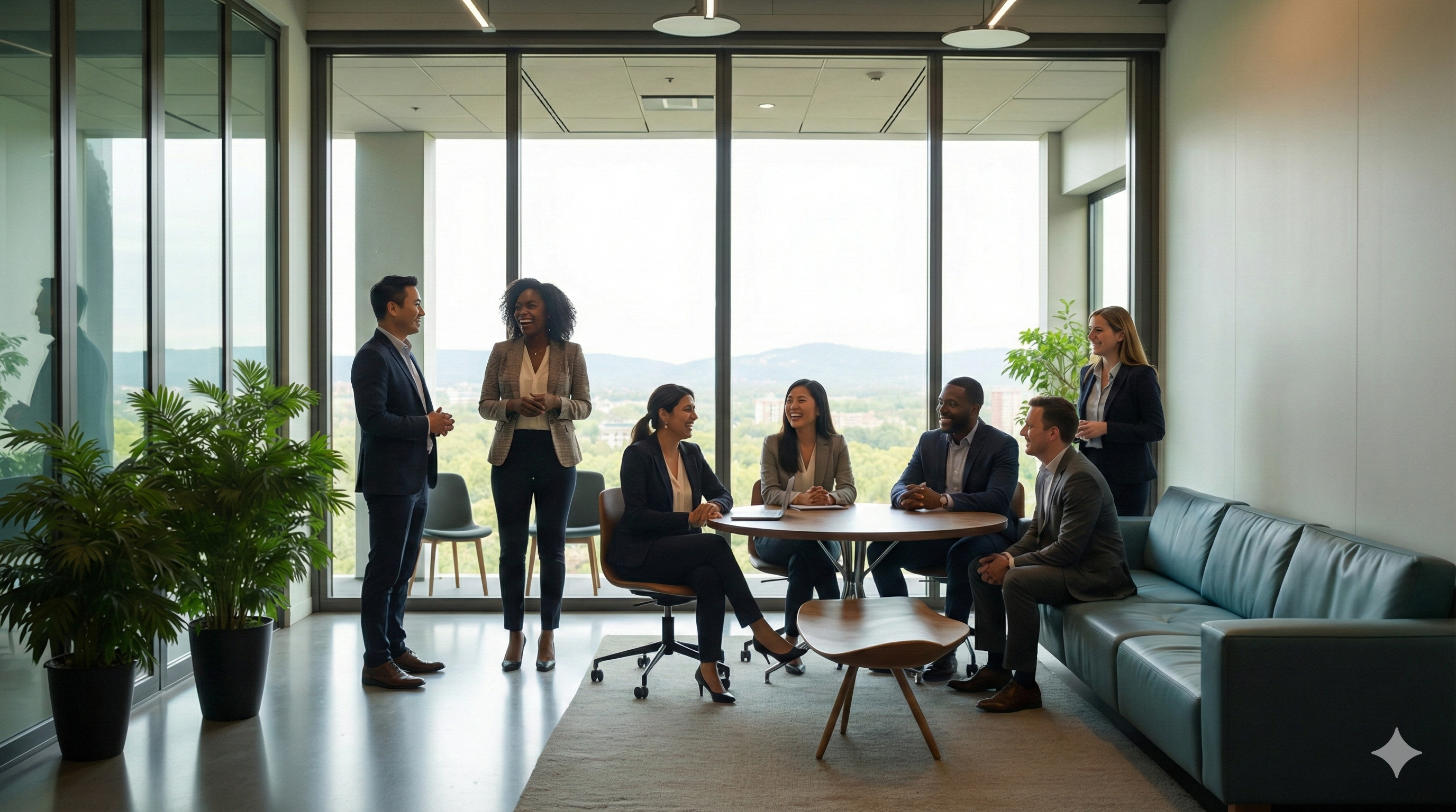 Partners in discussion